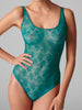 Opaline Bodysuit - Emerald Green