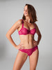 Exotica Sheer Demi - Raspberry
