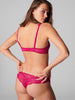 Exotica Sheer Demi - Raspberry