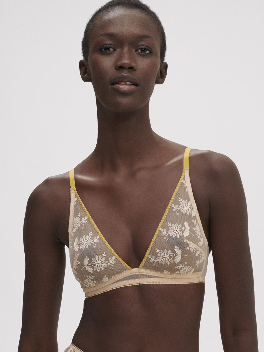 Adele Triangle Bralette - Ginger