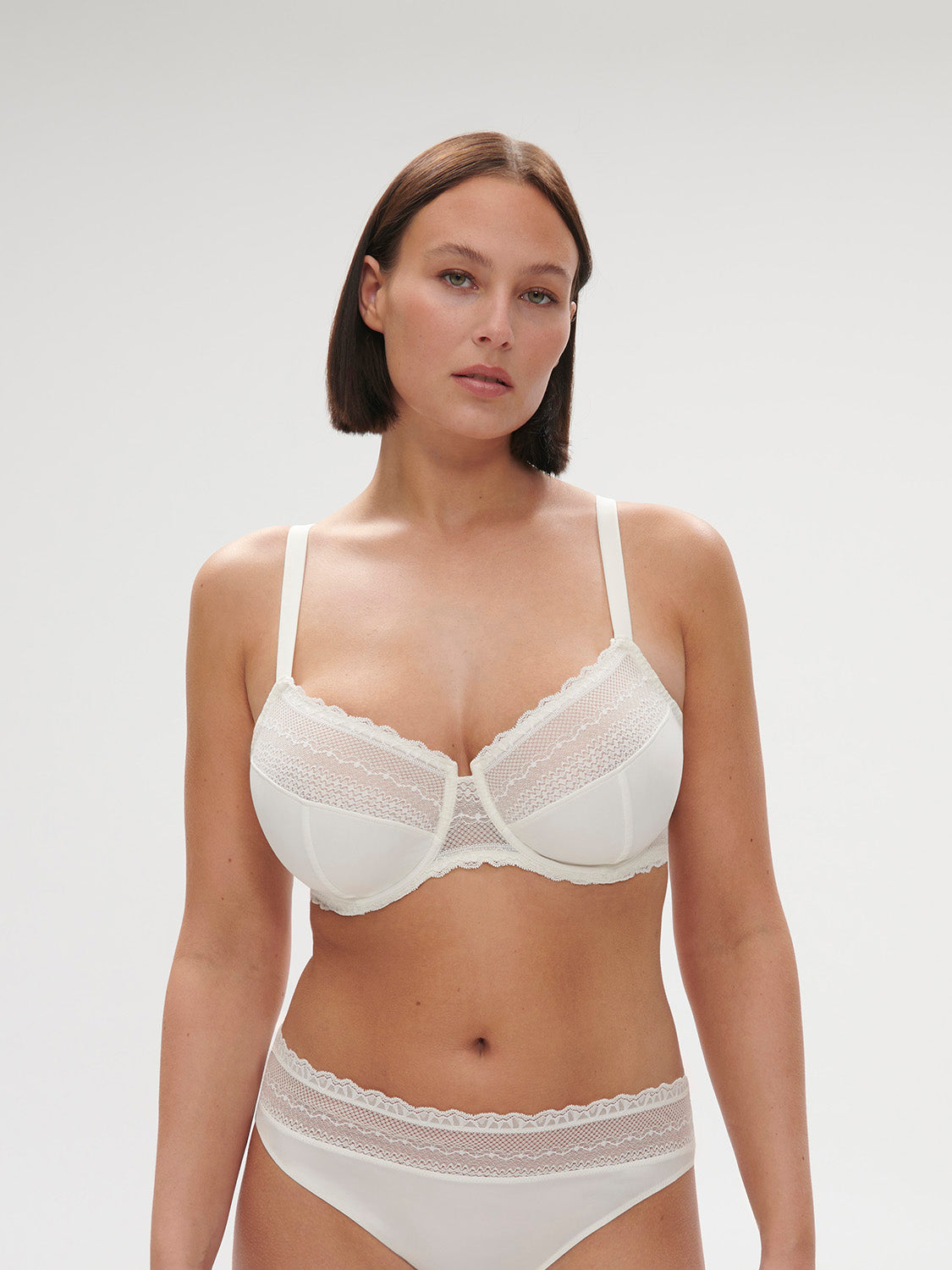 Full cup support bra - Natural