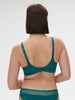 Full cup support bra - BLUE