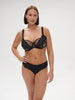 Full cup support bra - Black