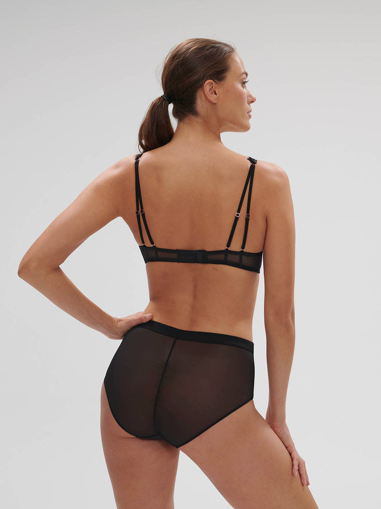 High-waist brief - Black