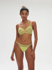 Soft cup triangle bra - Lime