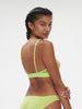 Underwired triangle bra - Lime