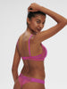Soft cup triangle bra - Energy Pink