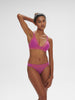Soft cup triangle bra - Energy Pink