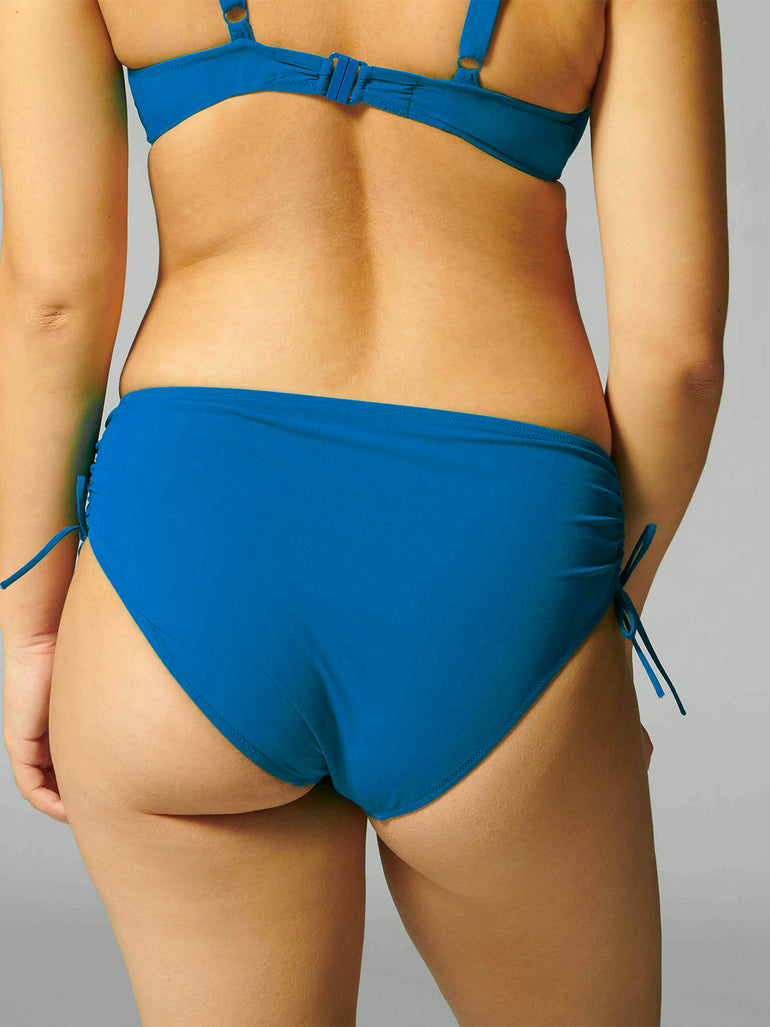 High-waist bikini brief - Cruise Blue
