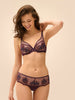 Plunging underwired bra - Fig