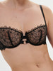 Half cup bra - Black