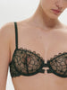 Half cup bra - Clover Green