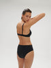 Wireless support bikini triangle - Black