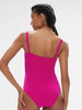 Underwired one-piece swimsuit - Hibiscus Pink