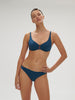 Low-cut underwired bra - Mystery Blue