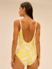 Wireless Molded One-Piece - Plumeria Print