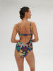 Underwired one-piece swimsuit - Seaside Blue Print