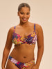 Underwired bikini top - Bloom Print