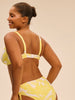 Underwired bikini top - Plumeria Print