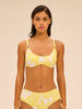 Underwired bralette - Plumeria Print