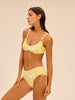 Underwired bralette - Plumeria Print