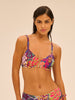 Underwired bikini triangle - Bloom Print