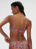 Underwired bikini triangle - Menara Pink Print