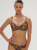 Underwired bikini triangle - Agadir Purple Print