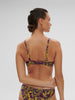 Underwired bikini triangle - Agadir Purple Print