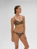 Underwired bikini triangle - Agadir Purple Print