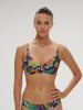 Underwired bikini triangle - Seaside Blue Print