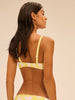 Underwired bikini triangle - Plumeria Print