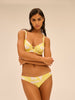 Bikini brief - Plumeria Print