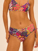 High-waist bikini brief - Bloom Print