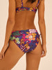 High-waist bikini brief - Bloom Print