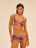 High-waist bikini brief - Bloom Print