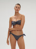 Wireless strapless bra - Lurex Midnight
