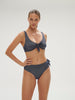Wireless bikini triangle - Lurex Midnight