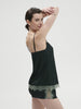 Satin Secrets Top - Kolsaï Green