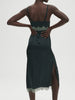 Satin Secrets Long Nightdress - Kolsaï Green