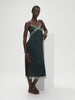 Satin Secrets Long Nightdress - Kolsaï Green