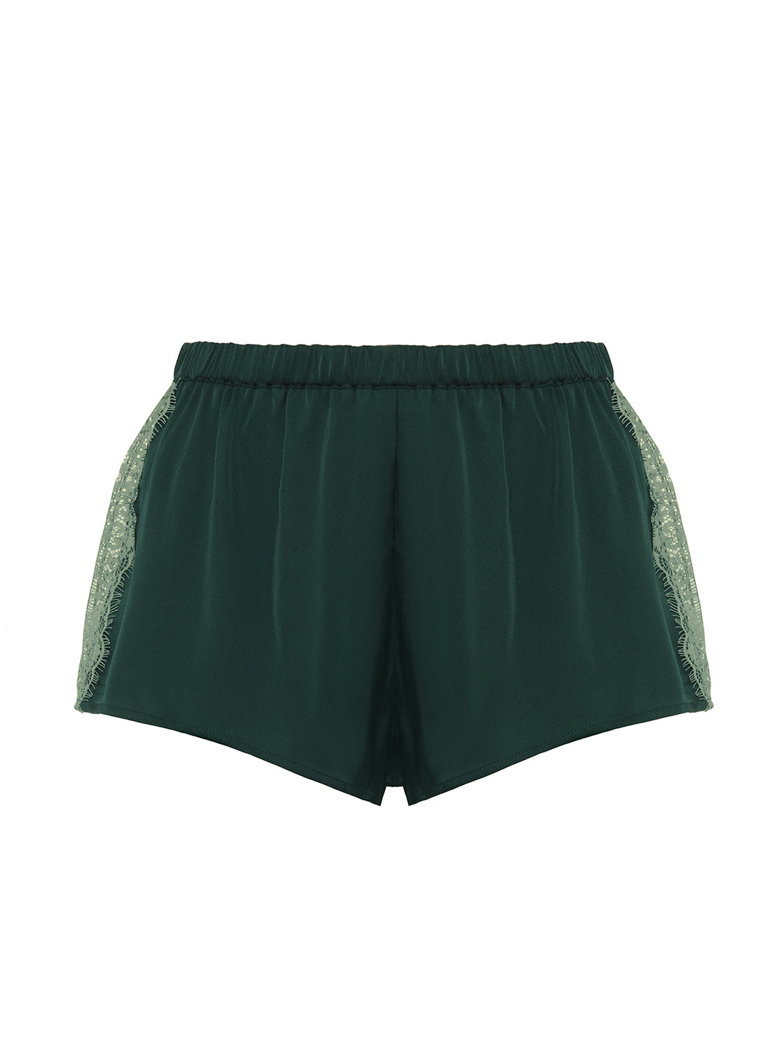 Satin Secrets Short - Kolsaï Green