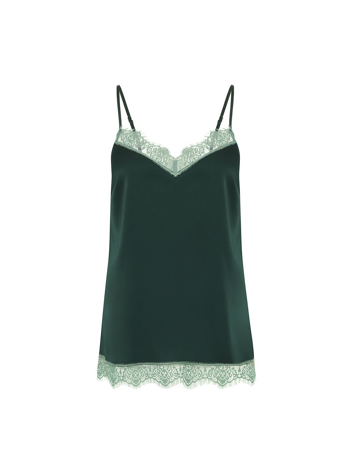 Satin Secrets Top - Kolsaï Green