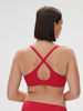 Structured wireless bra - Ruby pink