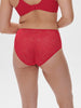 High-waist brief - Ruby pink
