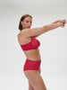 High-waist brief - Ruby pink