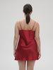 Dream Silk Dress - Tango Red