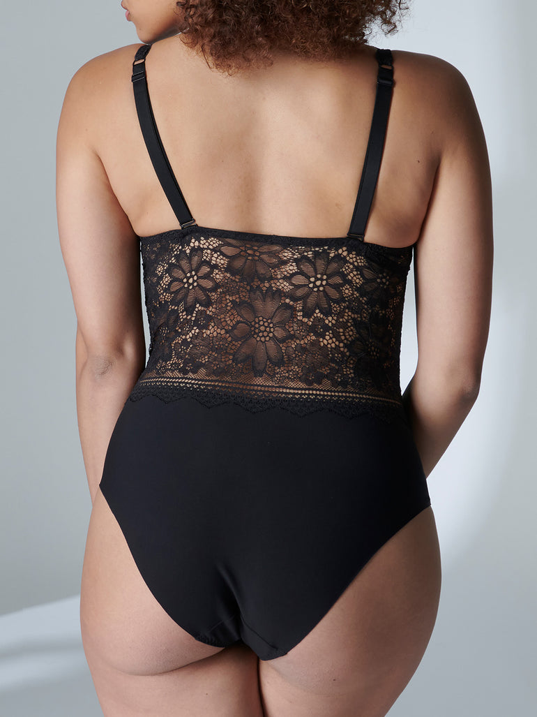 Freesia Bodysuit - Black