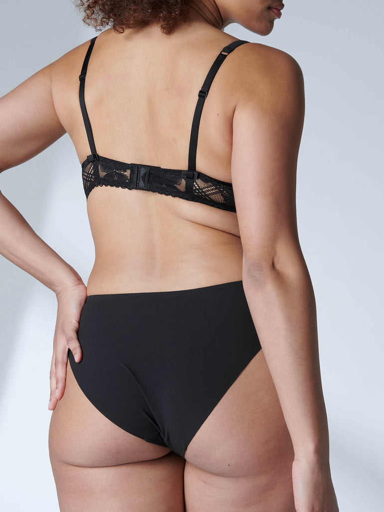 Victoire Sheer Demi - Black