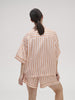 Caprice Short Sleeve Top  - Peach Nights